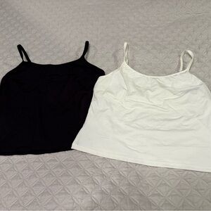 Bali Black and White Camisole Set